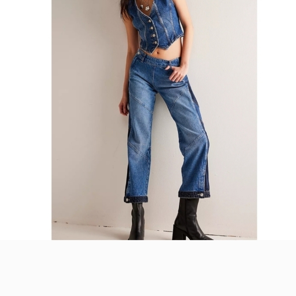 We The Free Moto Bootcut Jeans Size 28